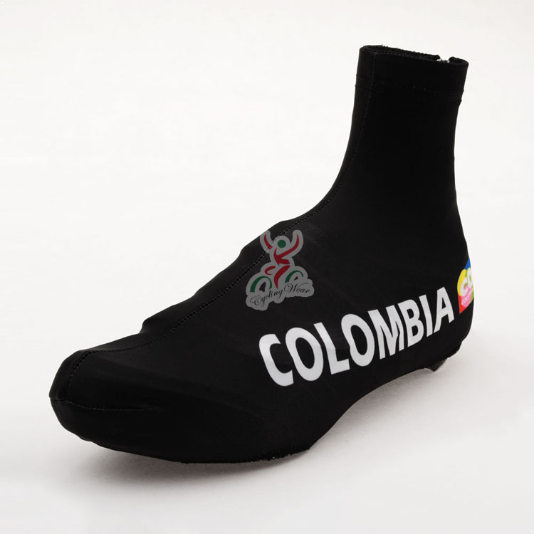 2015 Colombia Copriscarpe Ciclismo Nero